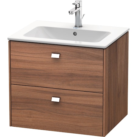 Duravit Brioso Wall-Mounted Vanity Unit Natural Walnut BR410101079